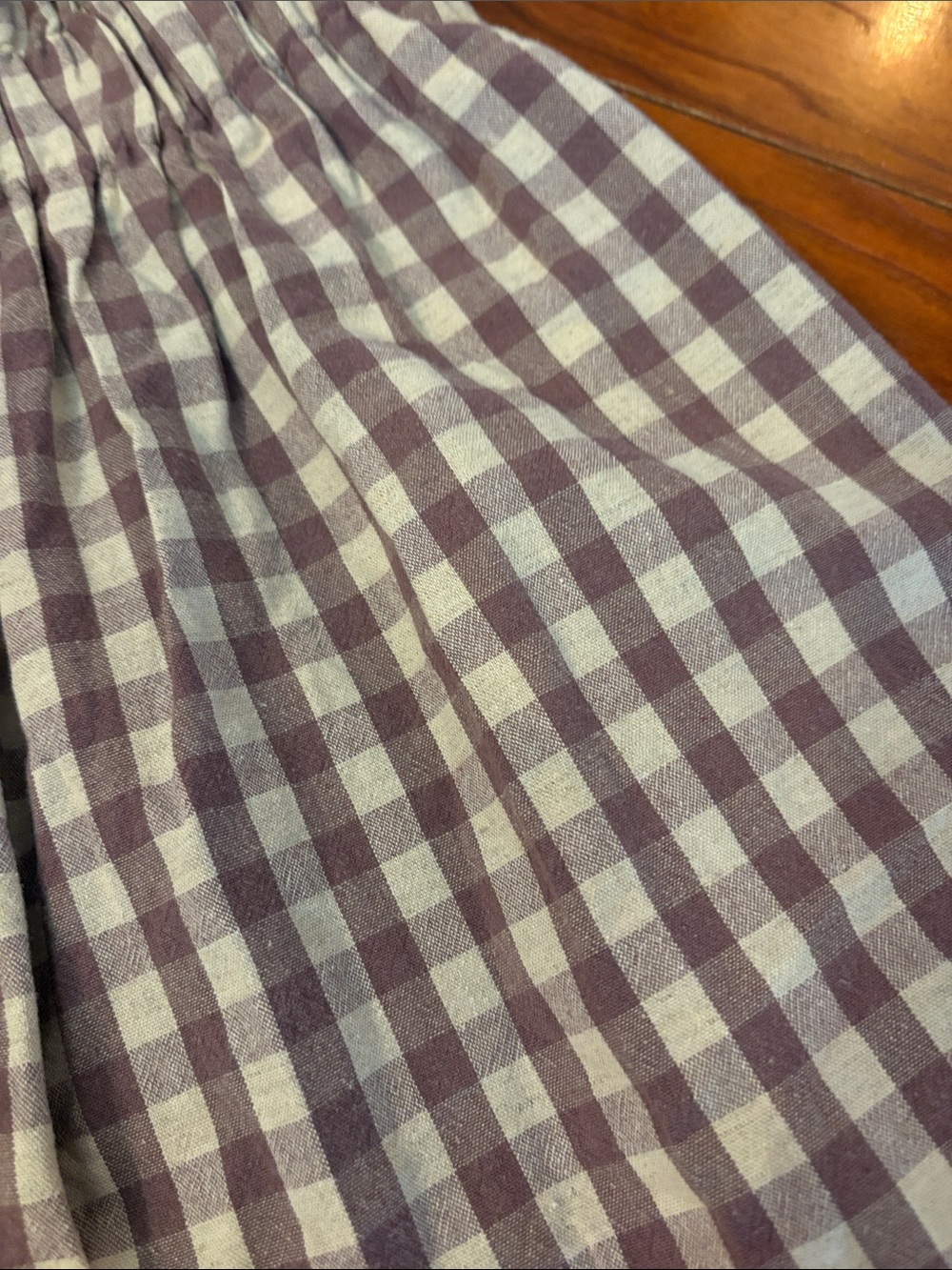 Mable Purple Gingham Shorts - Picture 2 of 5